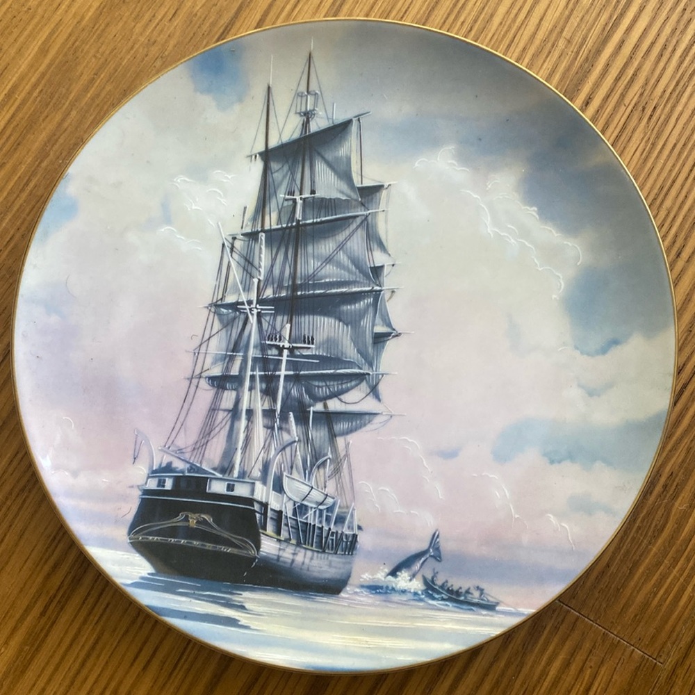 Great American Sailing Ships Plate The Rosenthal Group For The Danbury Mint
